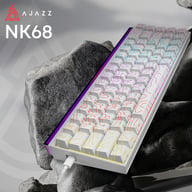 Клавіатура Ajazz NK68 Red Switch USB UA White (NK68-R-S-W) - фото 6