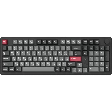 Клавіатура GamePro Asgard Drakkar Keychron Super Red Switch Wireless/Bluetooth/USB UA Black (MK305BK) - фото 1