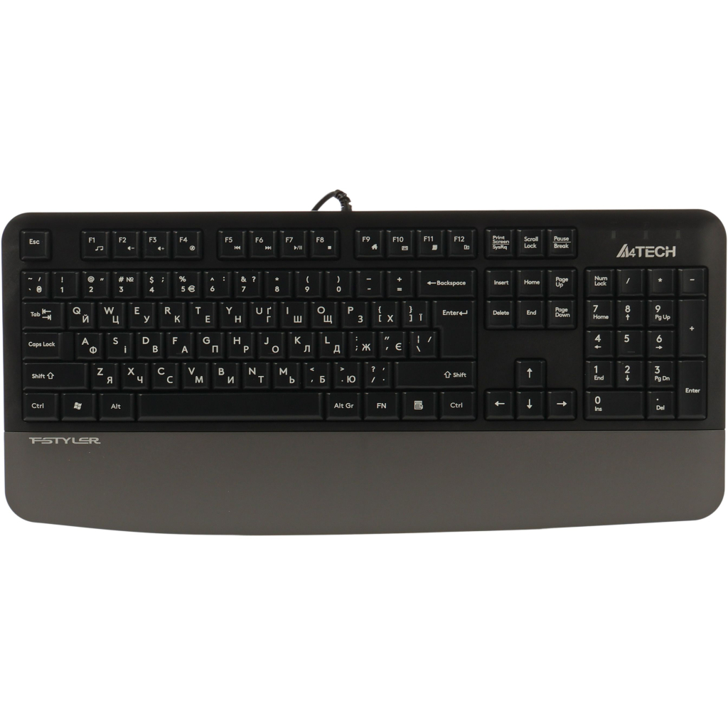 Клавіатура A4Tech FK20 USB UA Grey (4711421003209) - фото 1 Клавіатура A4Tech FK20 USB UA Grey (4711421003209) - фото 1