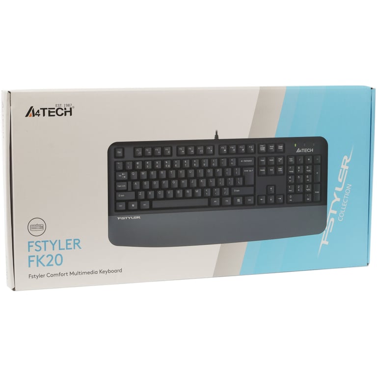 Клавіатура A4Tech FK20 USB UA Grey (4711421003209) - фото 4
