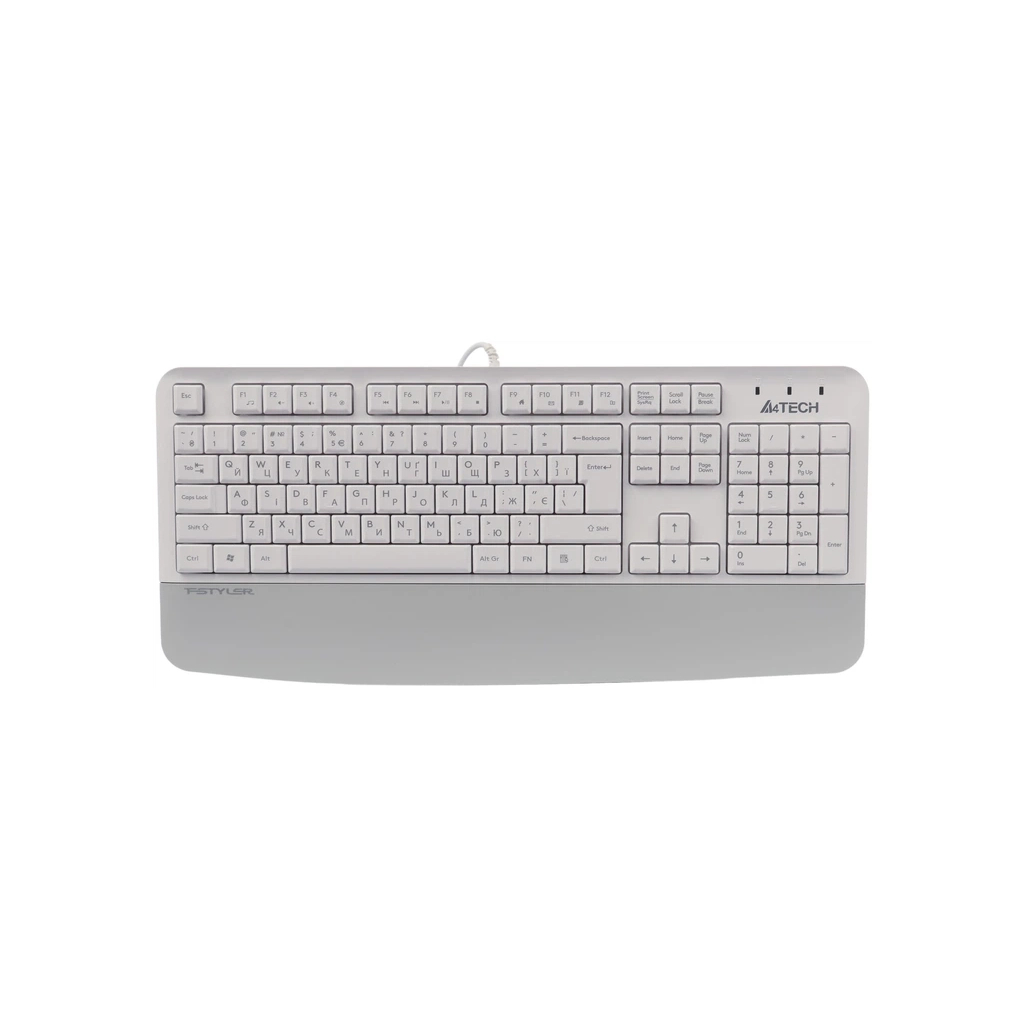Клавіатура A4Tech FK20 USB UA White (4711421003216) - фото 1