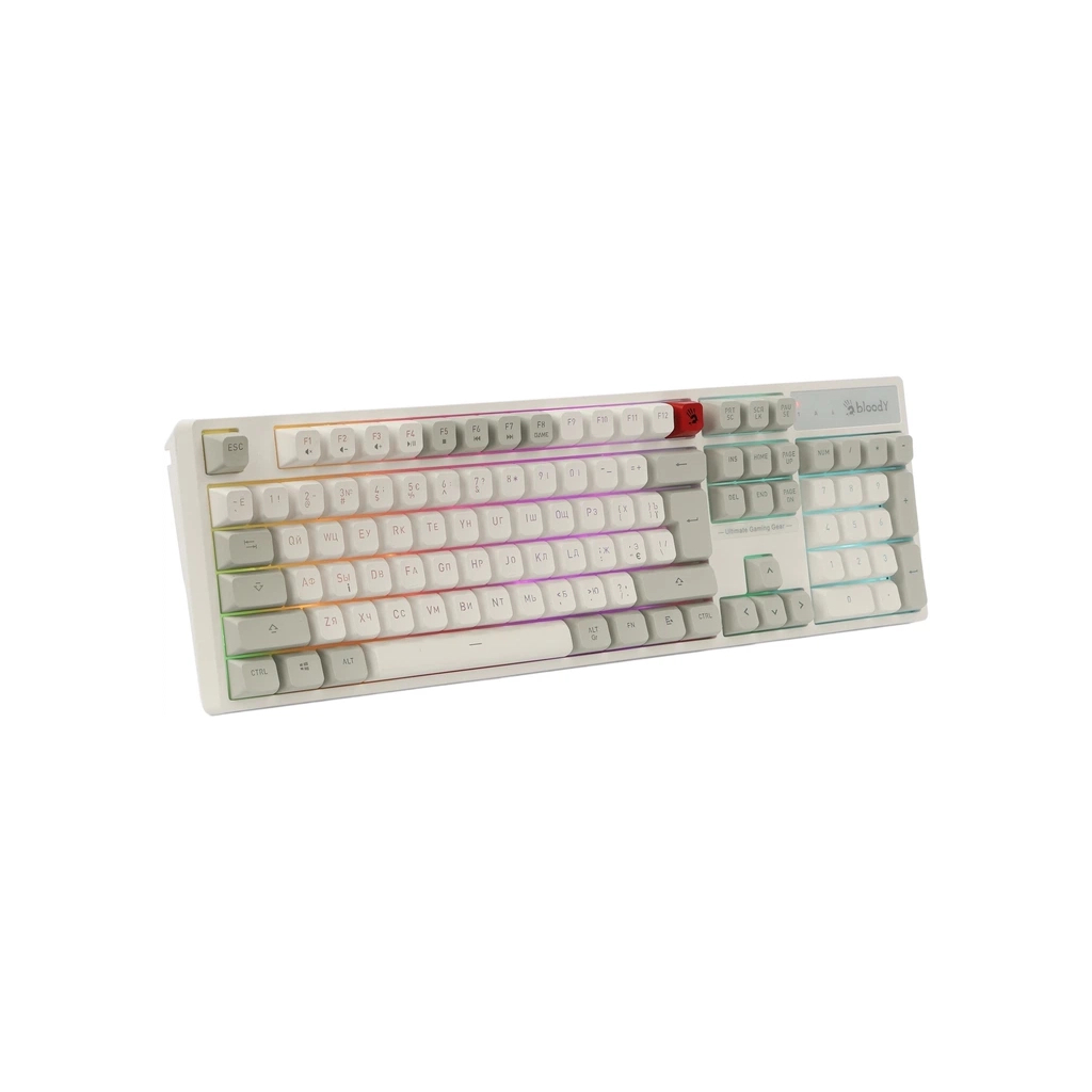 Клавіатура A4Tech Bloody B230N USB UA White (4711421003131) - фото 2 Клавіатура A4Tech Bloody B230N USB UA White (4711421003131) - фото 2