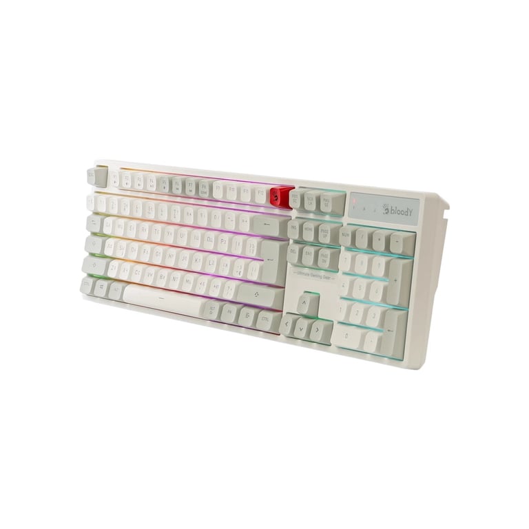Клавіатура A4Tech Bloody B230N USB UA White (4711421003131) - фото 3