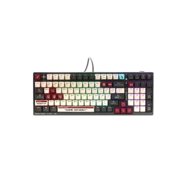 Клавіатура A4Tech Bloody WS98 Wireless/Bluetooth/USB UA Pixels Red (4711421001090) - фото 1