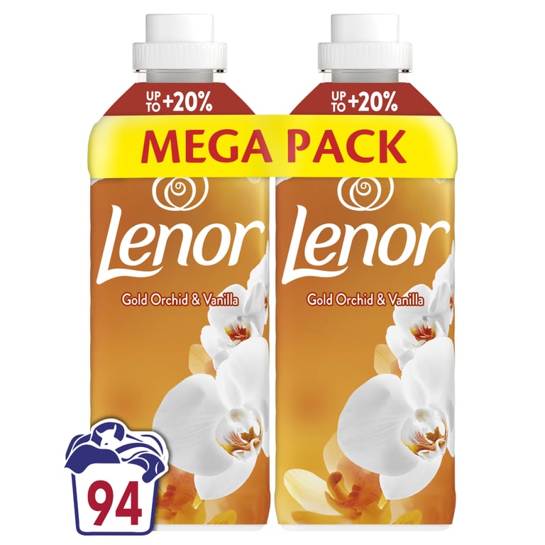 Кондиціонер для білизни Lenor Золота орхідея та ваніль 2 х 987 мл (8700216880770) - фото 2