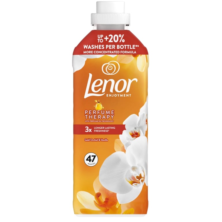 Кондиціонер для білизни Lenor Золота орхідея та ваніль 987 мл (8700216724296) - фото 1