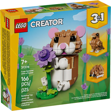 Конструктор LEGO Creator Чарівний хом'як з квіткою (31376) - фото 1