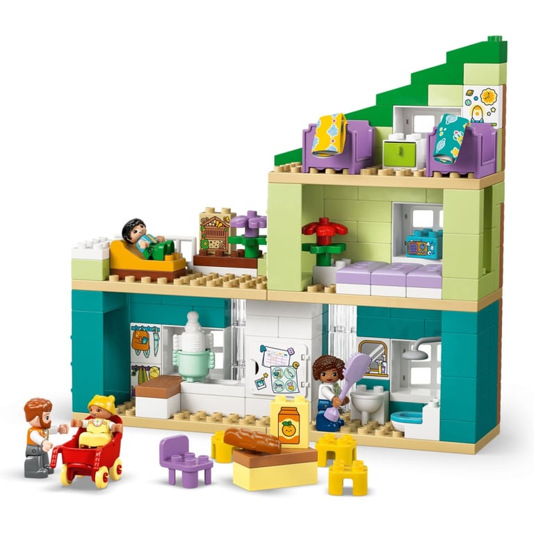 Конструктор LEGO DUPLO Town Сучасний родинний будинок із фігурками 3 в 1 (10470) - фото 3
