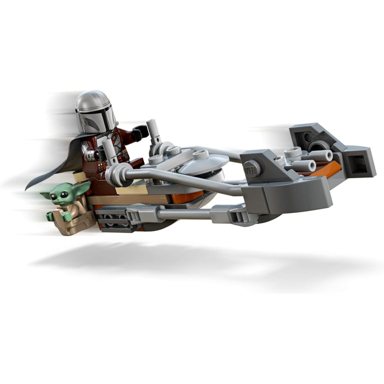 Конструктор LEGO Star Wars Швидкісний мотоцикл Мандалорця й Ґроґу (75436) - фото 4