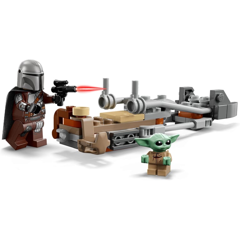 Конструктор LEGO Star Wars Швидкісний мотоцикл Мандалорця й Ґроґу (75436) - фото 6