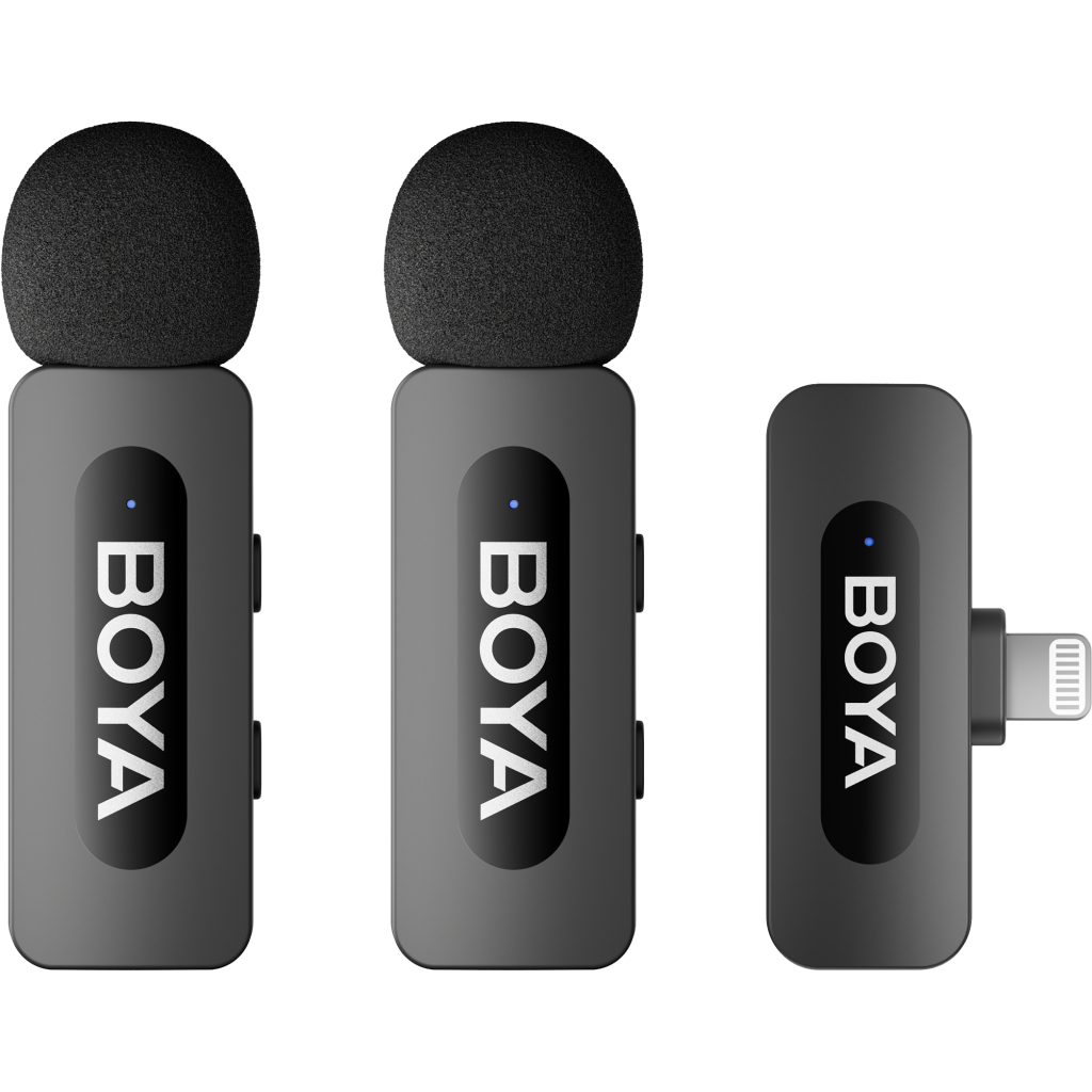 Мікрофон Boya BY-V2 Lightning Black (BY-V2) - фото 1