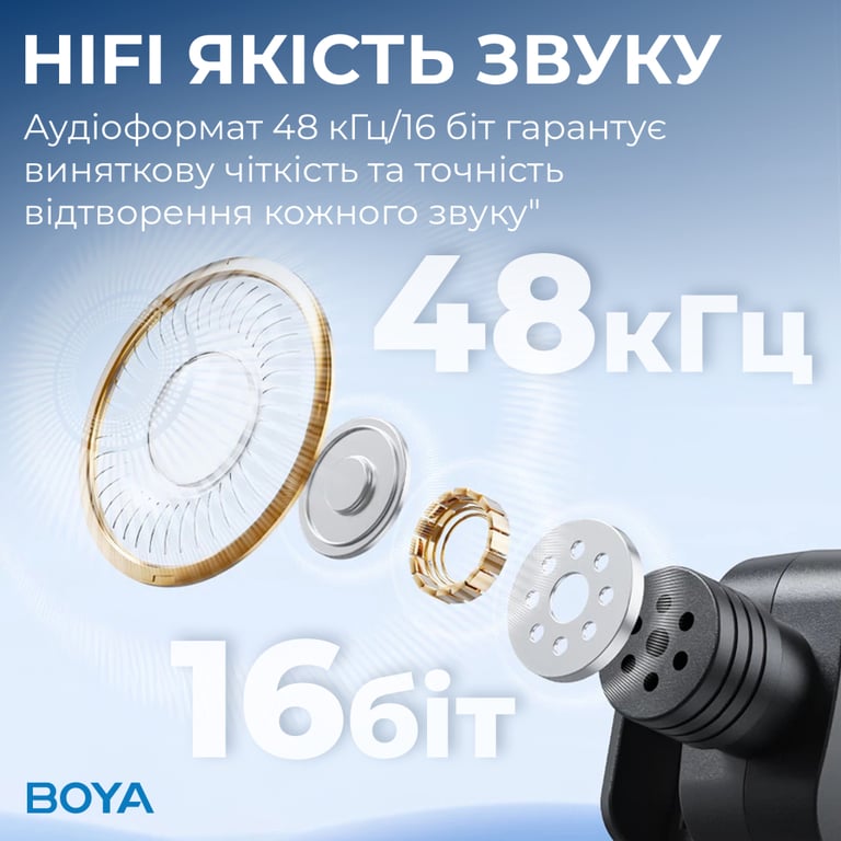 Мікрофон Boya BY-V20 Type-C Black (BY-V20) - фото 4