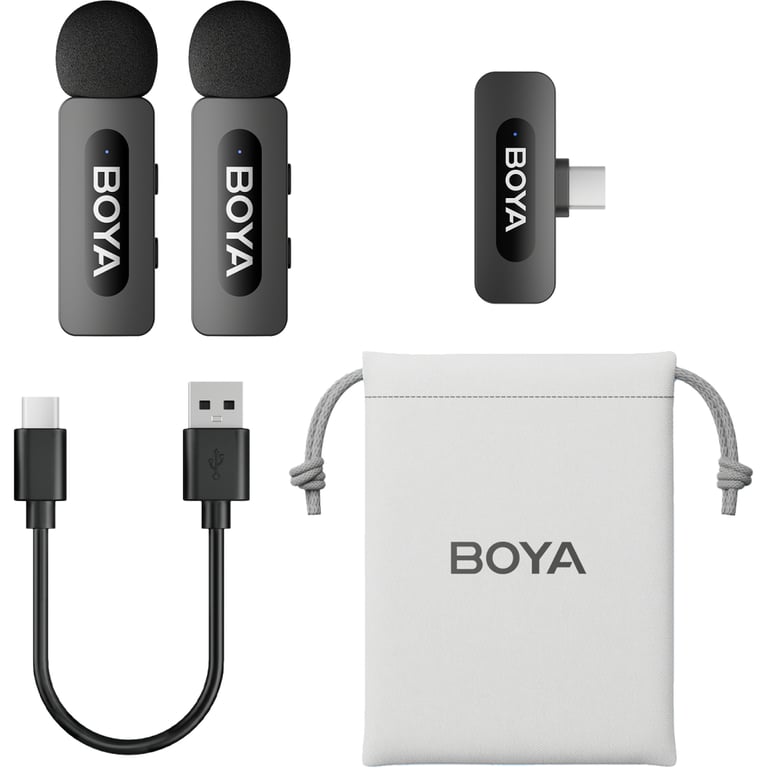 Мікрофон Boya BY-V20 Type-C Black (BY-V20) - фото 2