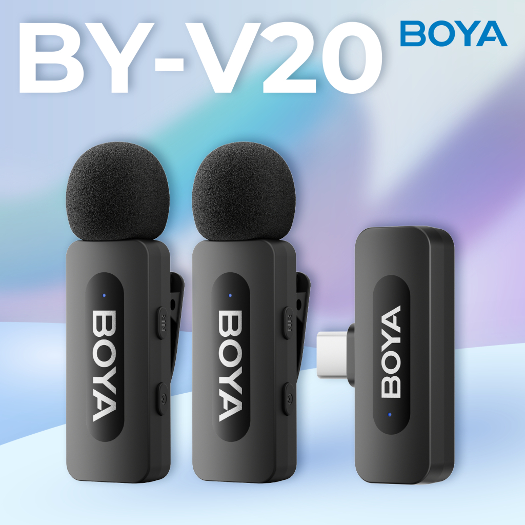 Мікрофон Boya BY-V20 Type-C Black (BY-V20) - фото 7 Мікрофон Boya BY-V20 Type-C Black (BY-V20) - фото 7
