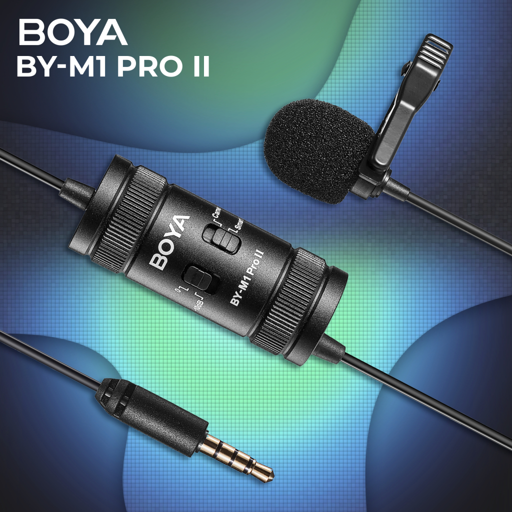 Мікрофон Boya BY-M1 Pro II Black (BY-M1 Pro II) - фото 6 Мікрофон Boya BY-M1 Pro II Black (BY-M1 Pro II) - фото 6