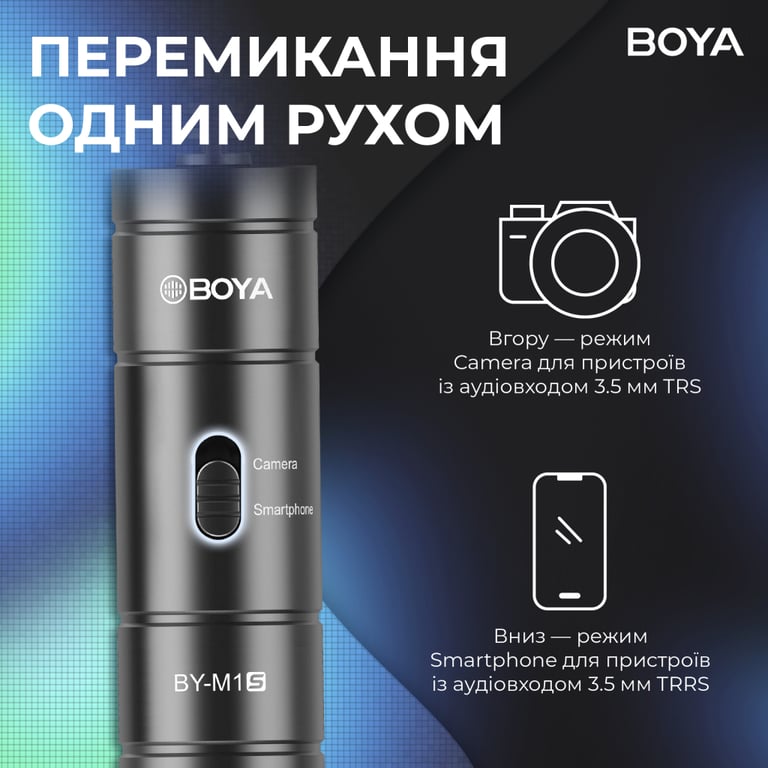 Мікрофон Boya BY-M1S Black (BY-M1S) - фото 6
