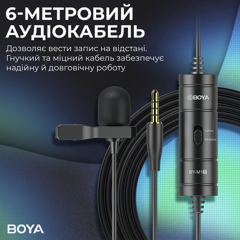 Мікрофон Boya BY-M1S Black (BY-M1S) - фото 8
