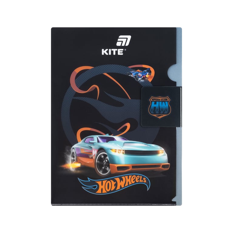 Папка - куточок Kite із клапаном A4 Hot Wheels- 2 (HW25-248-2) - фото 1