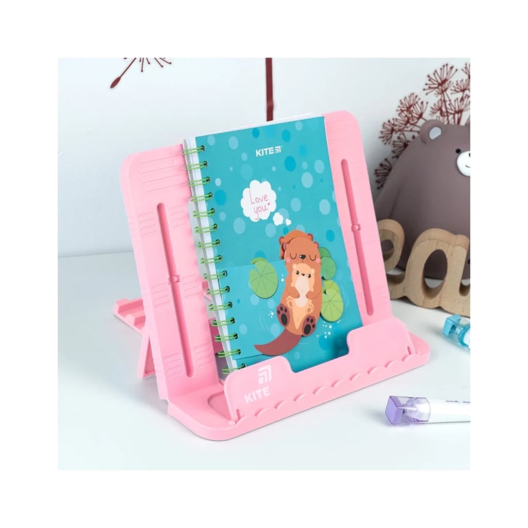 Підставка для книг Kite пластикова, рожева (K25-330-4) - фото 4