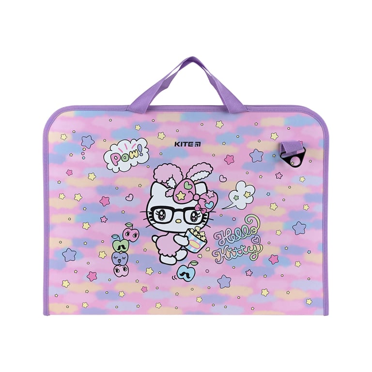 Папка - портфель Kite на блискавці A3+ Hello Kitty, 1 відділення (HK24-411) - фото 1