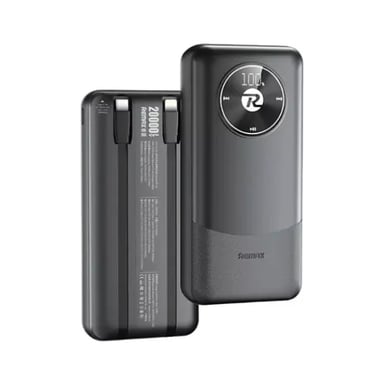 Батарея універсальна Remax 20000mAh, 22.5W, Black (RPP-38 / 45364) - фото 1