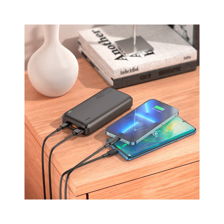 Батарея універсальна HOCO 20000mAh, 22.5W, Black (J101A / 45365) - фото 5