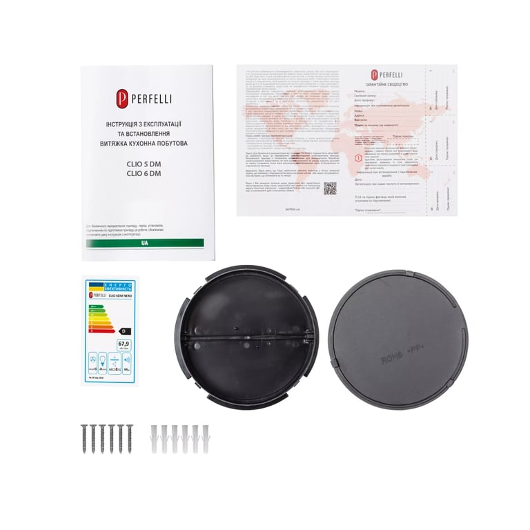 Витяжка кухонна Perfelli CLIO 6 DM NERO - фото 10