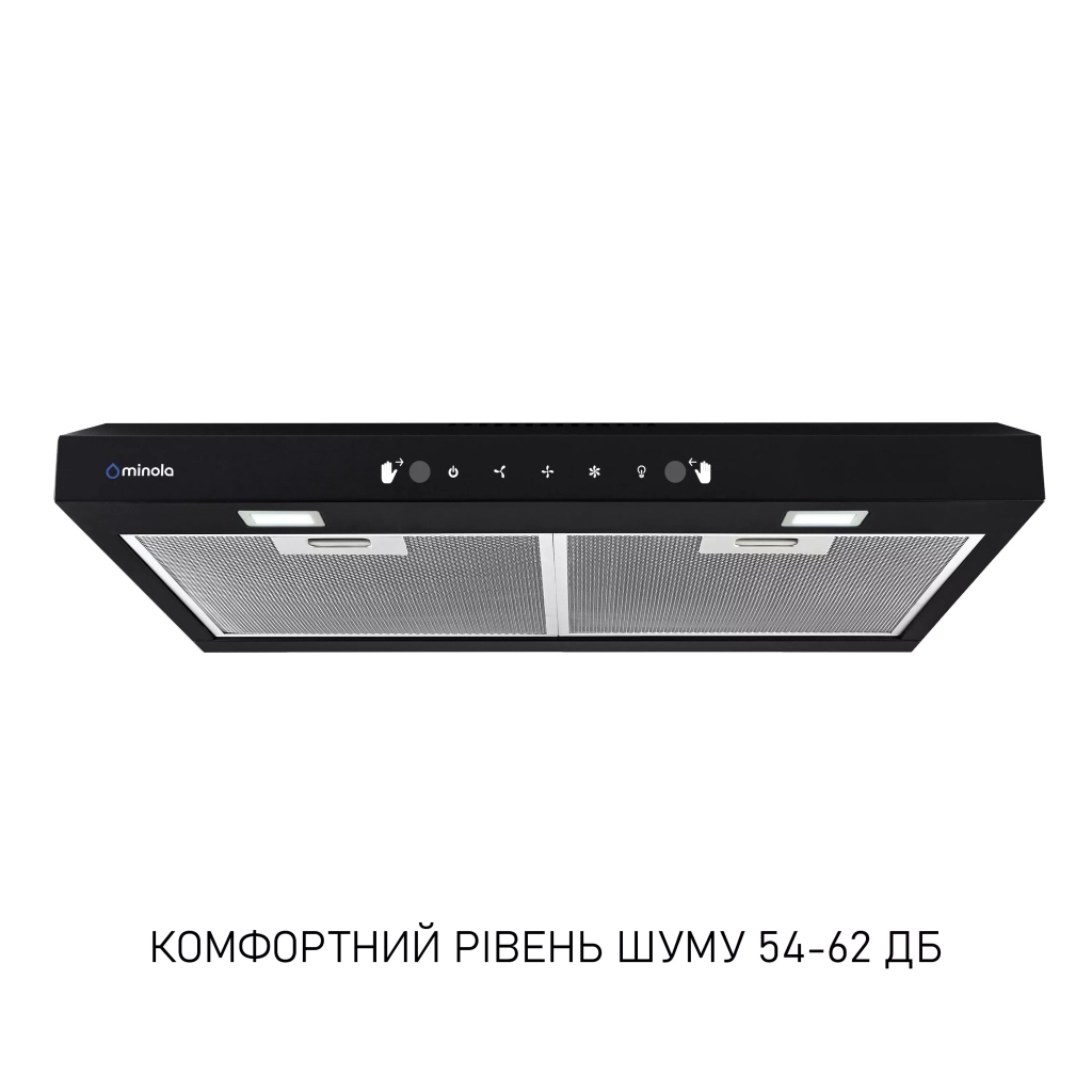 Витяжка кухонна Minola HPLS 612 BL - фото 2 Витяжка кухонна Minola HPLS 612 BL - фото 2