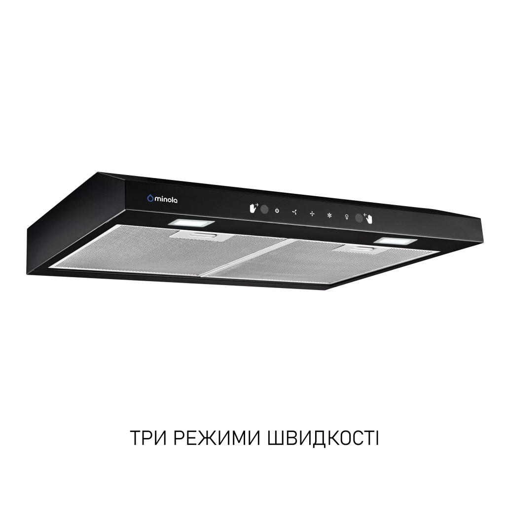 Витяжка кухонна Minola HPLS 612 BL - фото 3 Витяжка кухонна Minola HPLS 612 BL - фото 3
