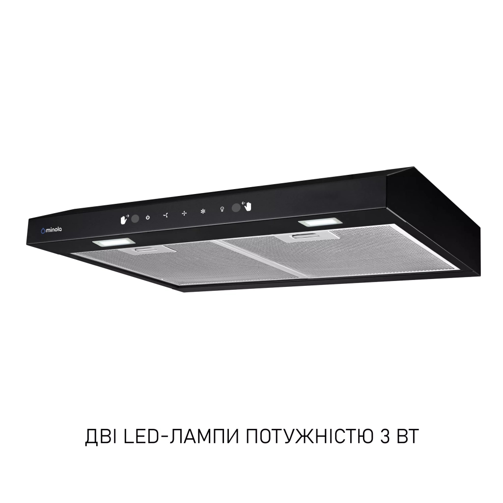 Витяжка кухонна Minola HPLS 612 BL - фото 5 Витяжка кухонна Minola HPLS 612 BL - фото 5