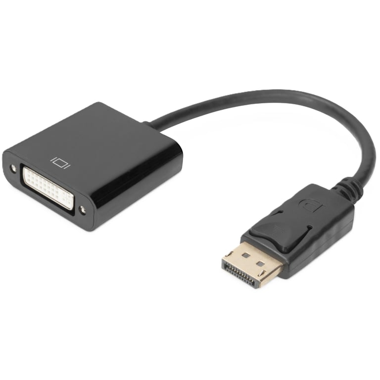 Перехідник DisplayPort M to DVI F 0.15m Full HD Digitus (AK-340401-001-S) - фото 1