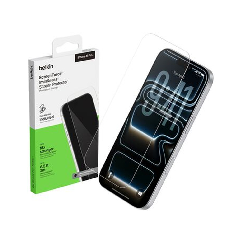Скло захисне Belkin iPhone 17 Pro Screen Protector (OVA238HQ) - фото 1