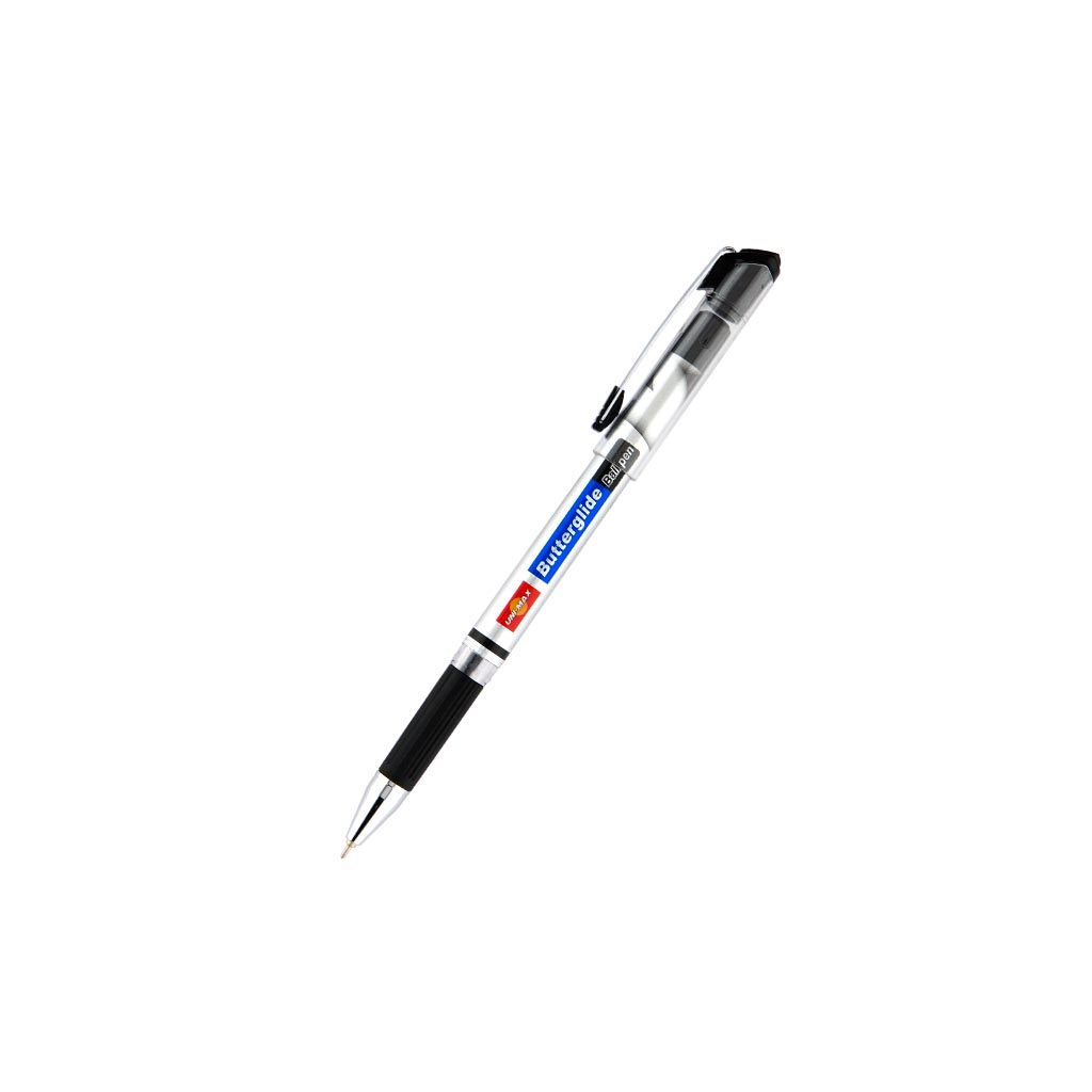 Ручка кулькова Unimax Butterglide, чорна (UX-122-01) - фото 1