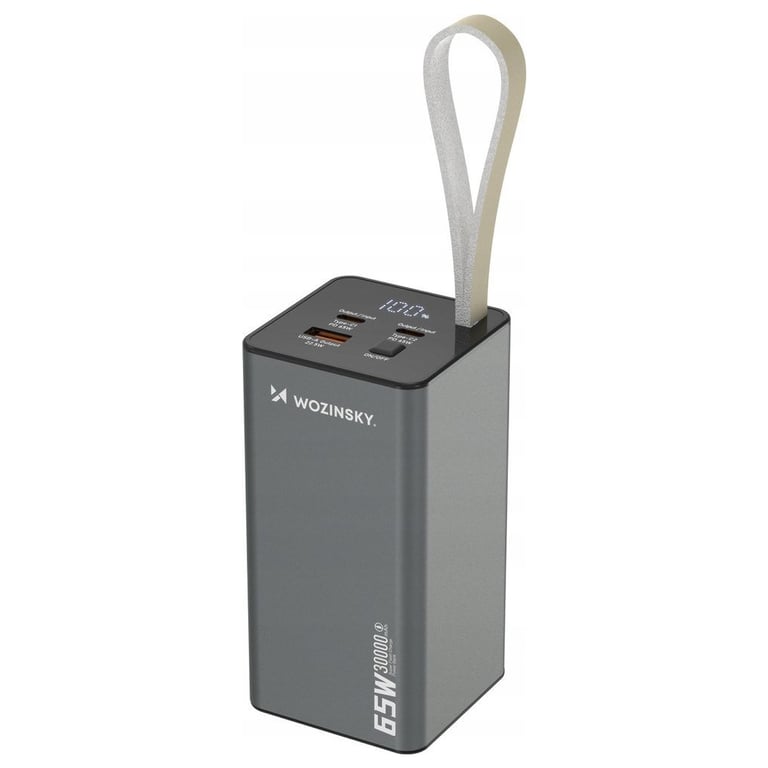 Батарея універсальна Wozinsky 30000mAh, K65+ 65W 30000mAh 2*USB-C, USB-A (5907769364457) - фото 3