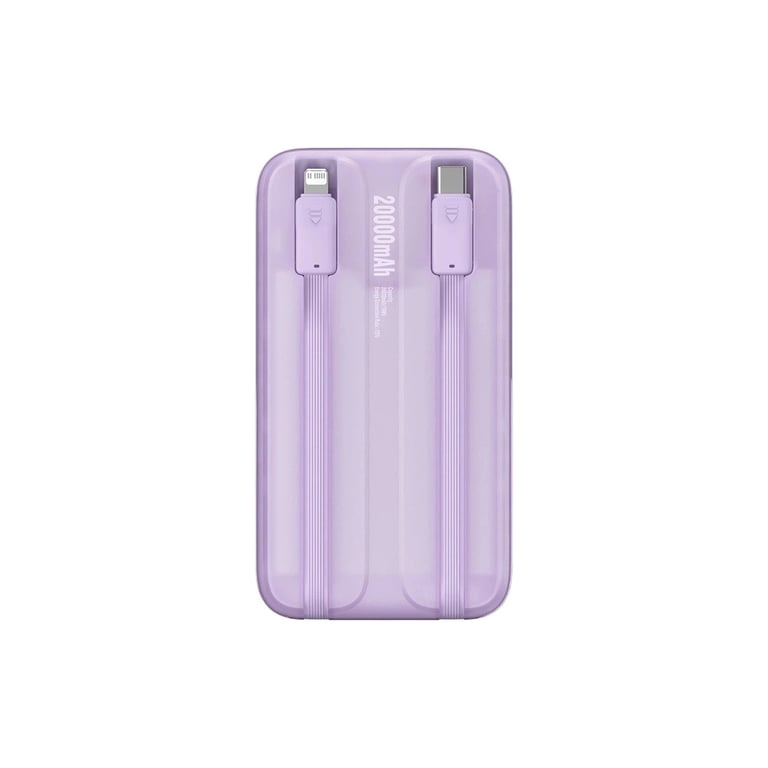 Батарея універсальна Baseus Comet 20000mAh 22.5W PD QC Purple (PPMD020105) - фото 3