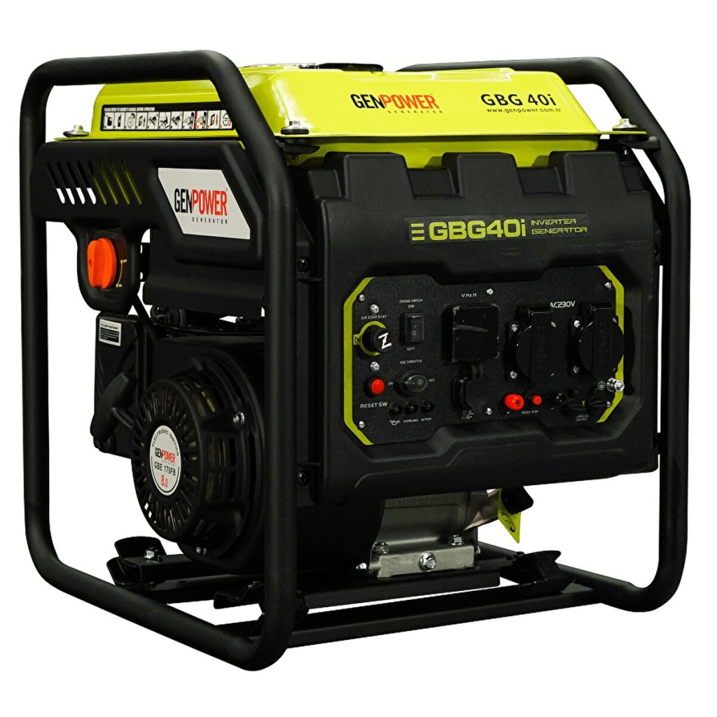 Генератор GenPower інверторний GBG 40I 3.5kVA (4kVA), 230V, 50Hz, 15.0л. (GBG 40I)