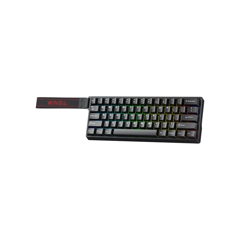 Клавіатура Aula WIN60 HE Magnetic Switch RGB USB UA Black (6978080504029) - фото 2