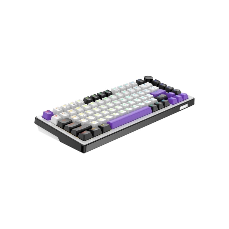 Клавіатура Hator Hellyberry HK75 Mechanical Linear RGB USB UA White/Violet (HK75) - фото 4