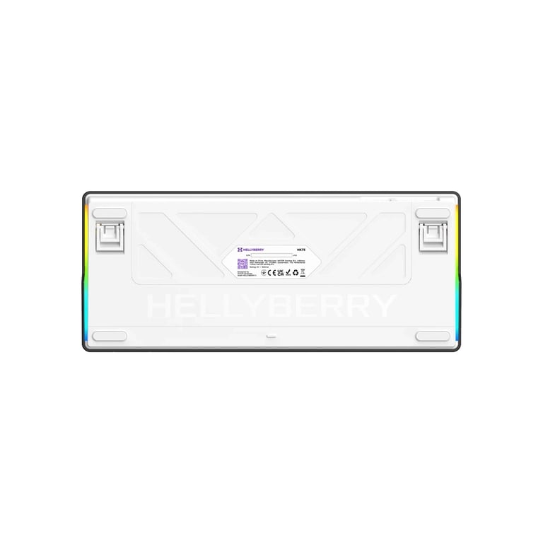 Клавіатура Hator Hellyberry HK75 Mechanical Linear RGB USB UA White/Violet (HK75) - фото 7
