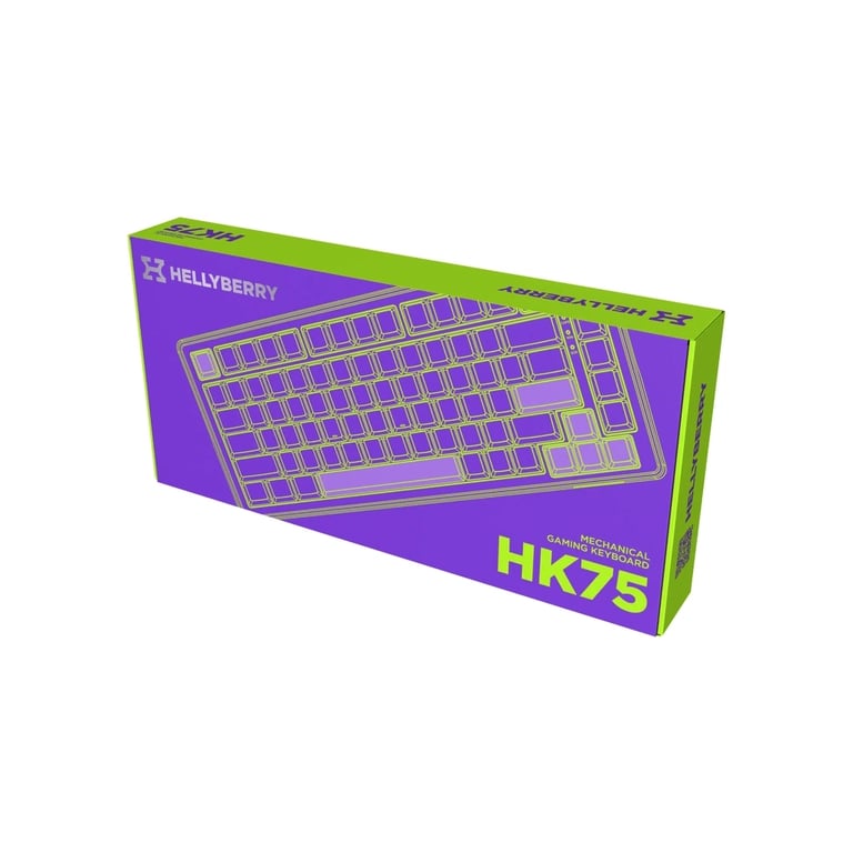 Клавіатура Hator Hellyberry HK75 Mechanical Linear RGB USB UA White/Violet (HK75) - фото 9