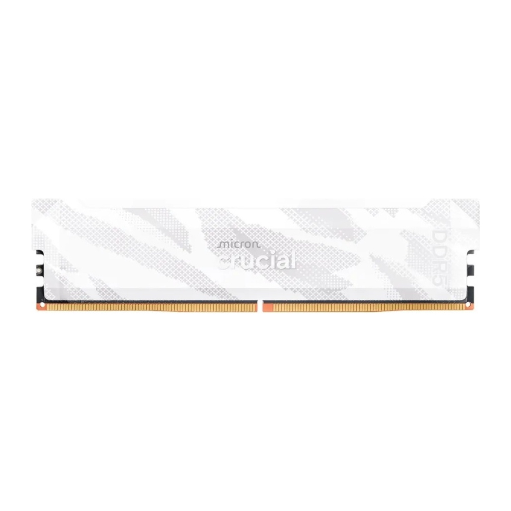 Модуль пам'яті для комп'ютера DDR5 16GB 6400 MHz Pro White Micron (CP16G64C32U5W) - фото 1 Модуль пам'яті для комп'ютера DDR5 16GB 6400 MHz Pro White Micron (CP16G64C32U5W) - фото 1