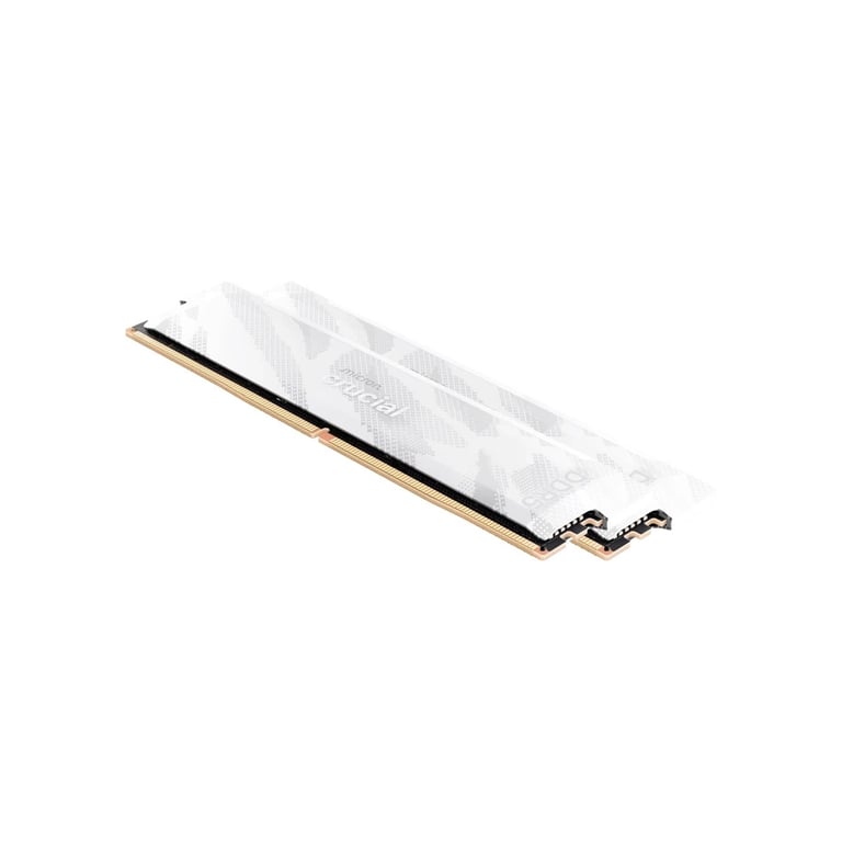 Модуль пам'яті для комп'ютера DDR5 16GB 6400 MHz Pro White Micron (CP16G64C32U5W) - фото 3