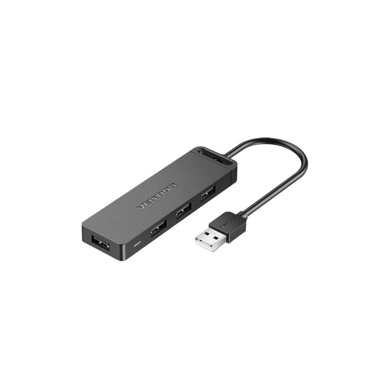 Концентратор Vention USB 2.0 to 4xUSB 2.0 black (CHMBB) - фото 1