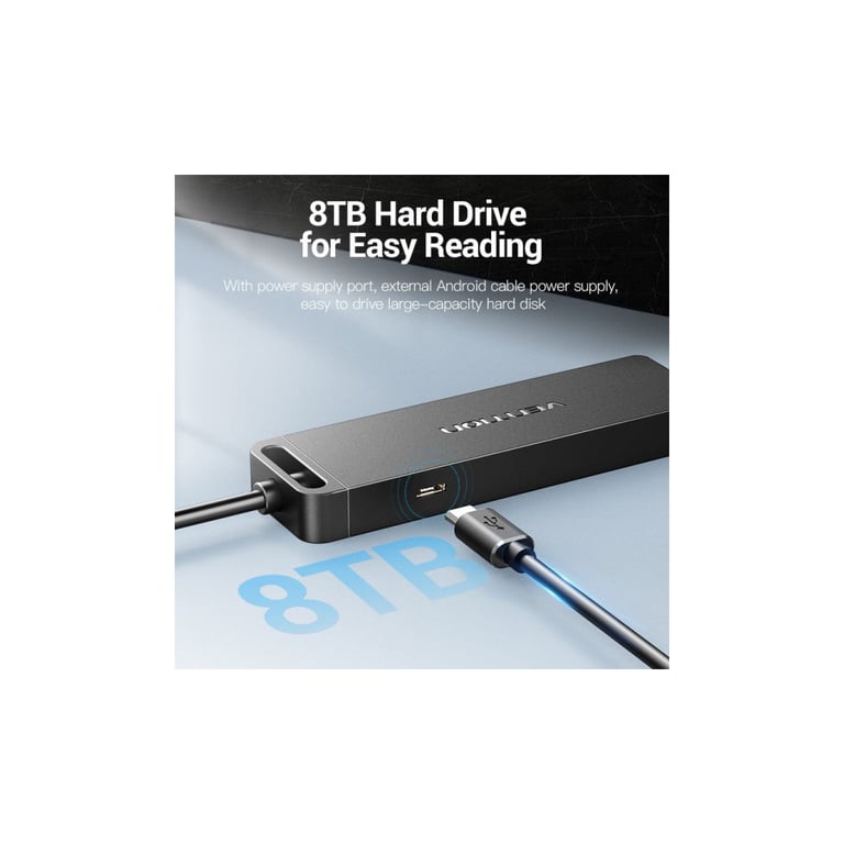 Концентратор Vention USB 2.0 to 4xUSB 2.0 black (CHMBB) - фото 4