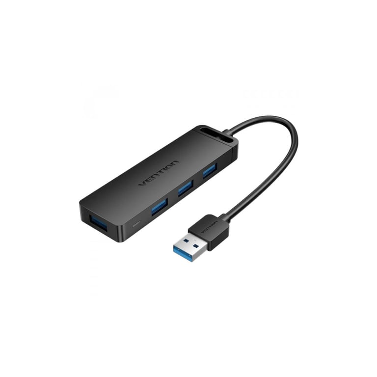 Концентратор Vention USB 3.0 to 4xUSB 3.0 black (CHLBB-SCB) - фото 1
