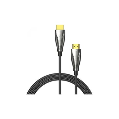 Кабель мультимедійний HDMI M to HDMI M 15.0m V2.1 Optical 8K 60Hz 48Gbps Dolby 7.1 black Vention (ALBBN) - фото 1