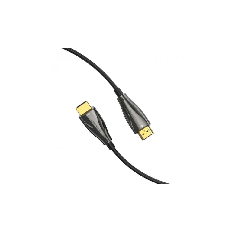 Кабель мультимедійний HDMI M to HDMI M 15.0m V2.1 Optical 8K 60Hz 48Gbps Dolby 7.1 black Vention (ALBBN) - фото 3