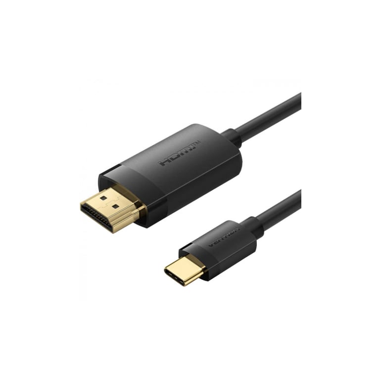 Кабель мультимедійний USB-C to HDMI M 2.0m 4K 60Hz black Vention (CRIBH) - фото 1