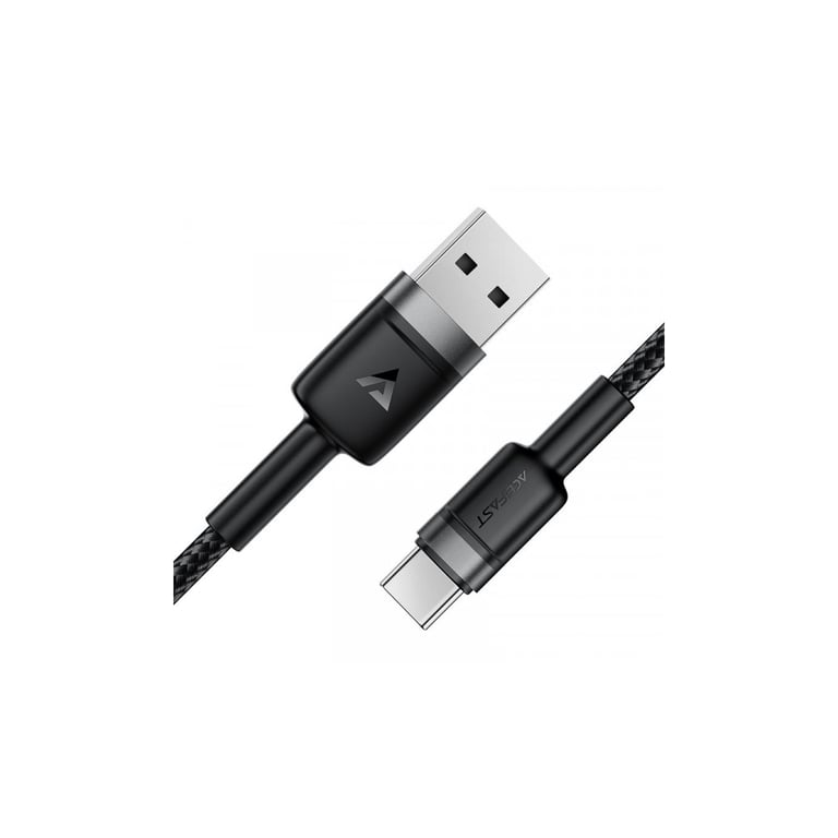 Дата кабель USB 2.0 AM to USB-C 1.2m 60W black Acefast (6974316285144) - фото 3