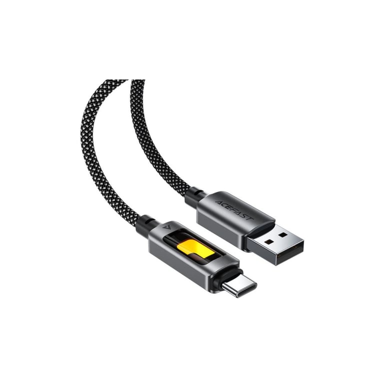 Дата кабель USB 2.0 AM to USB-C 1.2m 60W black Acefast (6974316284673) - фото 3